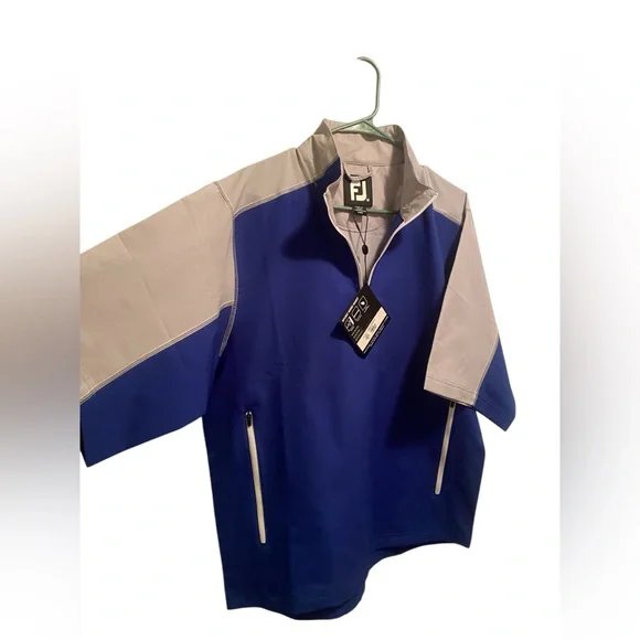 FootJoy Blue and Gray Half-Zip Pullover. Size medium. New with tags - Picture 5 of 7